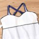 thumbnail image 4 of WILLBEST Traje de Baño Completo Para Mujer, Traje de Baño Tankini de Dos Piezas Con Tirantes, Top Con Pantalones Cortos, Traje de Baño de Playa Sexy de Talla Grande 1194, 4 of 8