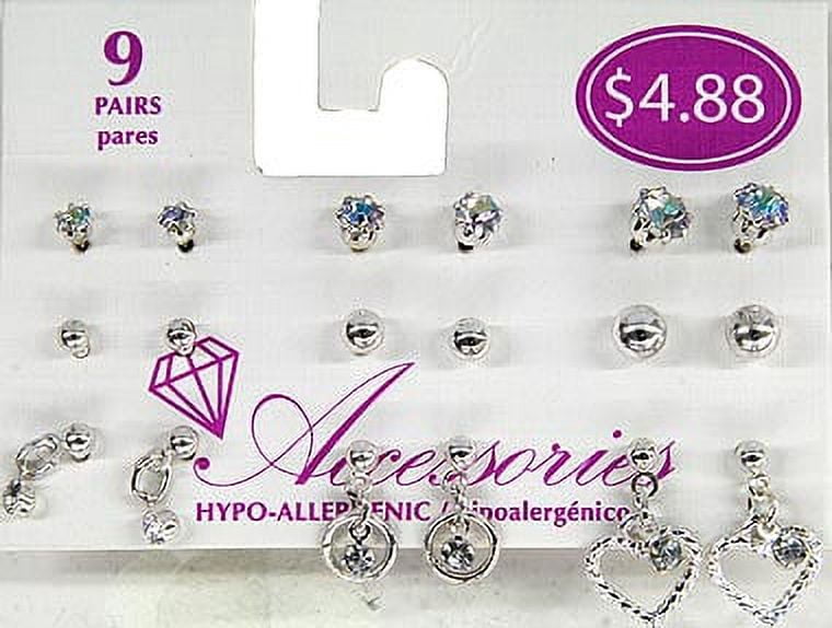 Time And Tru Eb Essentials Multi Ear 9-on S Drop Stud Ea