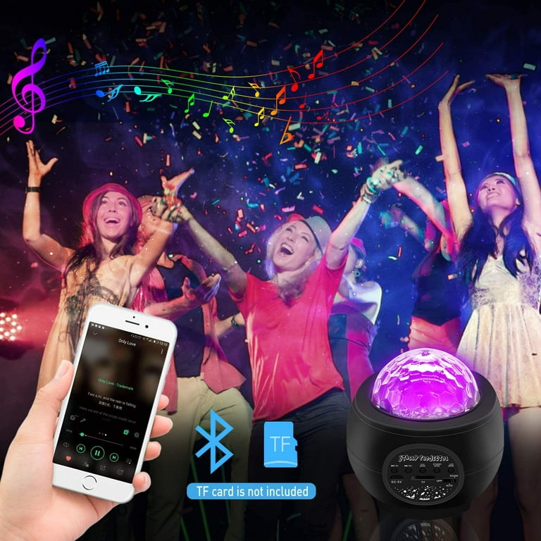 Projector Galaxy Starry Sky Night Light Ocean Star Party Speaker