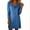 #0246-Blue, variant on Women's 2026 Spring Summer Dress Tunic Tops for Leggings Long Sleeve Sweater Cowl Neck Fashion Shirt Dress
