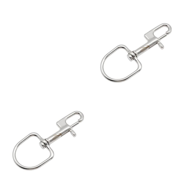 Naiovety Perno de acero inoxidable Gancho a presión Flexible Giratorio Buceo Ganchos submarinos Accesorios BCD 110 MM Gancho único Type1 NO1 Naiovety CBP188670