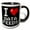Black/White, variant on 3drose, Geeky Old School Pixelated Pixels 8-bit I Heart I Love Data Feeds, 11oz Two-tone Blue Mug