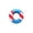 #2B-Red White Blue, variant on BZPIZ Inflatable Fruit Pool Floats, Antis-Roll Swim Tubes Rings for Pool Lake Beach Summer Pool Party Swimming Beach Pool Party Decorations Watermelon