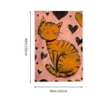 thumbnail image 3 of FCXZI Cute Cat Wall Tapestry Art 100% Polyester Home Decoration 40*60in, 3 of 6