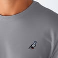 thumbnail image 5 of Dalix Pigeon Embroidered Cotton Tee Lightweight Jersey Mens in Storm Gray S Small, 5 of 5