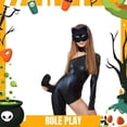 thumbnail image 5 of Halloween 3D Cute Animal Tail Pendant Women Holder Pompoms Tail Fashionable Hairy Tail 50Cm Halloween Plush Tail With Plush Ear Headband Event Party Practical Home Decor, 5 of 6