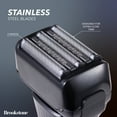 thumbnail image 6 of Brookstone Christian McCaffrey Special Edition, Cordless Rechargeable 5 Head Foil Electric Shaver for Men, 6 of 16