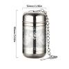 thumbnail image 1 of PEONAVET Tasse Isolée en Acier Inoxydable Indispensable Filtre à Thé en Acier Inoxydable Isolé pour Usage Domestique d'Été, 1 of 2