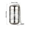 PEONAVET Tasse Isolée en Acier Inoxydable Indispensable Filtre à Thé en Acier Inoxydable Isolé pour Usage Domestique d'Été