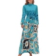 thumbnail image 2 of Heaven Bird 1 Vestido largo elegante conjuntos de mujer Vestido para niñas, 2 of 5