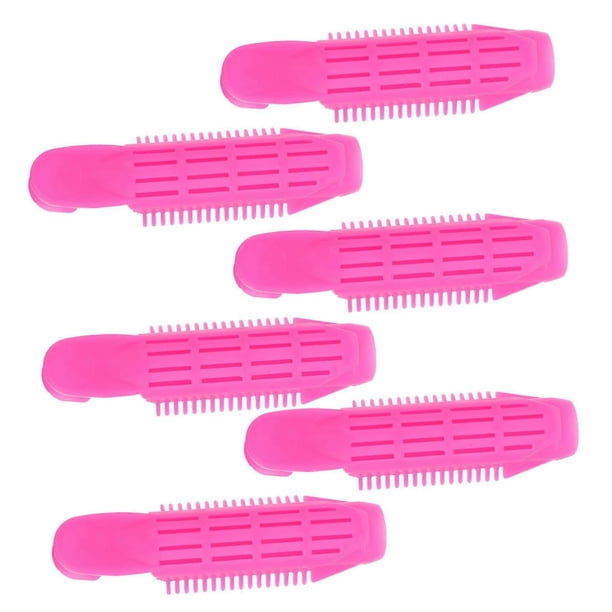 Juego de 6 rulos térmicos para el cabello, ideales para rizar el flequillo y dar volumen a la raíz. Rizadores de plástico.
