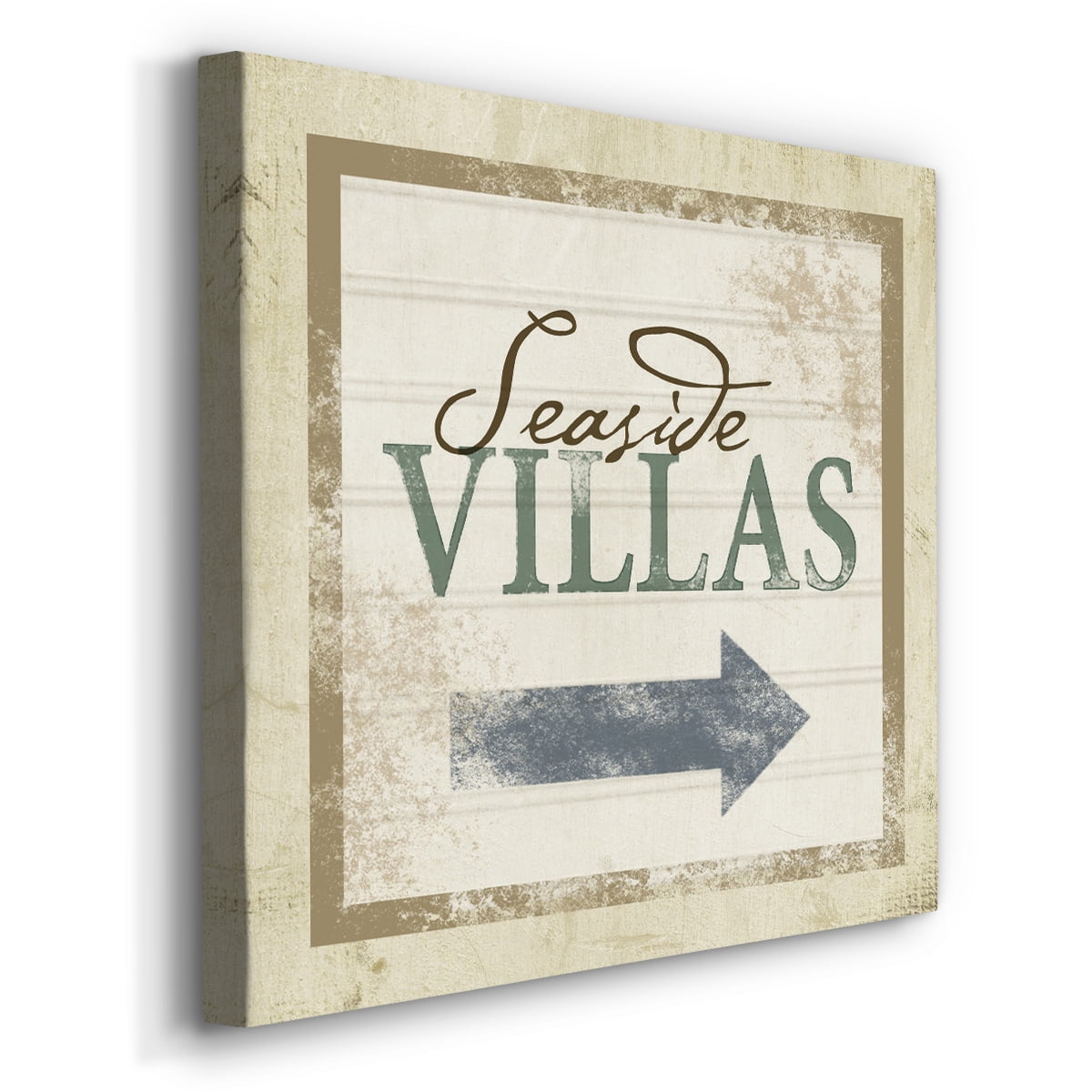 Wexford Home Beach Sign VIII-Premium Gallery Wrapped Canvas, 40" x 40" - Ready to Hang