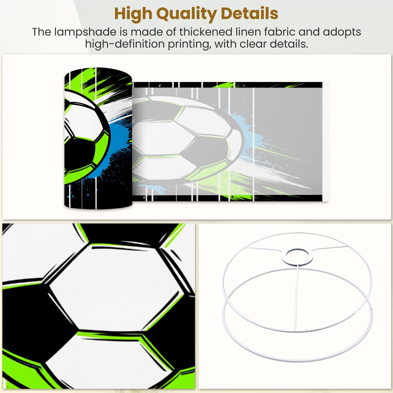 Linen Drum Lampshades Abstract seamless Football vertical fading lines tracks 13"x13"x10" Light Shade for Table Lamps Floor Lamps Drum Lamp Shades Lampshade Replacement Assembly Required