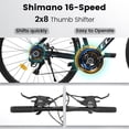 thumbnail image 5 of 700C Road Bike 21 Speed, Suspension Fork, Disc Brakes, Men'S Women'S Road Bike, 5 of 8
