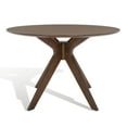 thumbnail image 2 of SAFAVIEH Couture Carolee 46" Round Dining Table, Walnut, 2 of 12