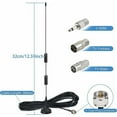 thumbnail image 2 of Vhf Uhf Antenna, Police Scanner With Bnc Male Connector For Uninterrupted Communication And Compatibility With Major Brands, 2 of 5