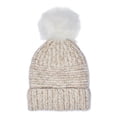 thumbnail image 2 of Time and Tru Adult Women's Knit Hat with Pom Pom, 2-Pack, 2 of 2