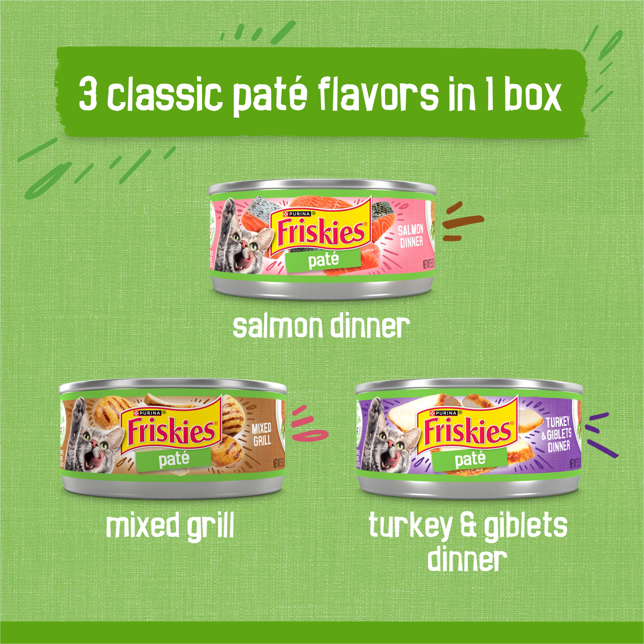 Friskies Classic Pate Variety Pack Wet Cat Food, 12 cans, 5.5 oz photo 4