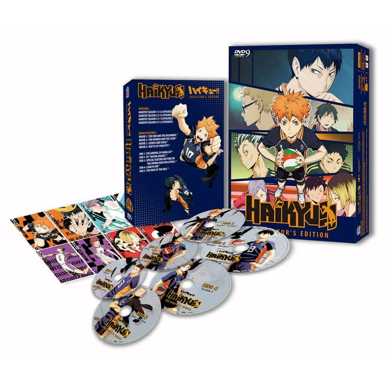 Haikyu!! Season 1 Limited Edition 2024 Box Set DVD and Blu-Ray