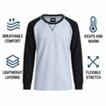 thumbnail image 5 of Quad Seven Boy's Thermal Top - 2 Pack Waffle Knit Crewneck Pullover Long Sleeve Shirts for Boys 8-18, 5 of 7