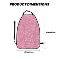 thumbnail image 2 of Gaeub Glitter Print Anti-Kick Storage Mat for Car Seats 2 Pcs, Car Kick Mats with 3 Pocket Protector, Essential Car Seat Protector for Child Car Seat,Car Seat Protector, 2 of 8