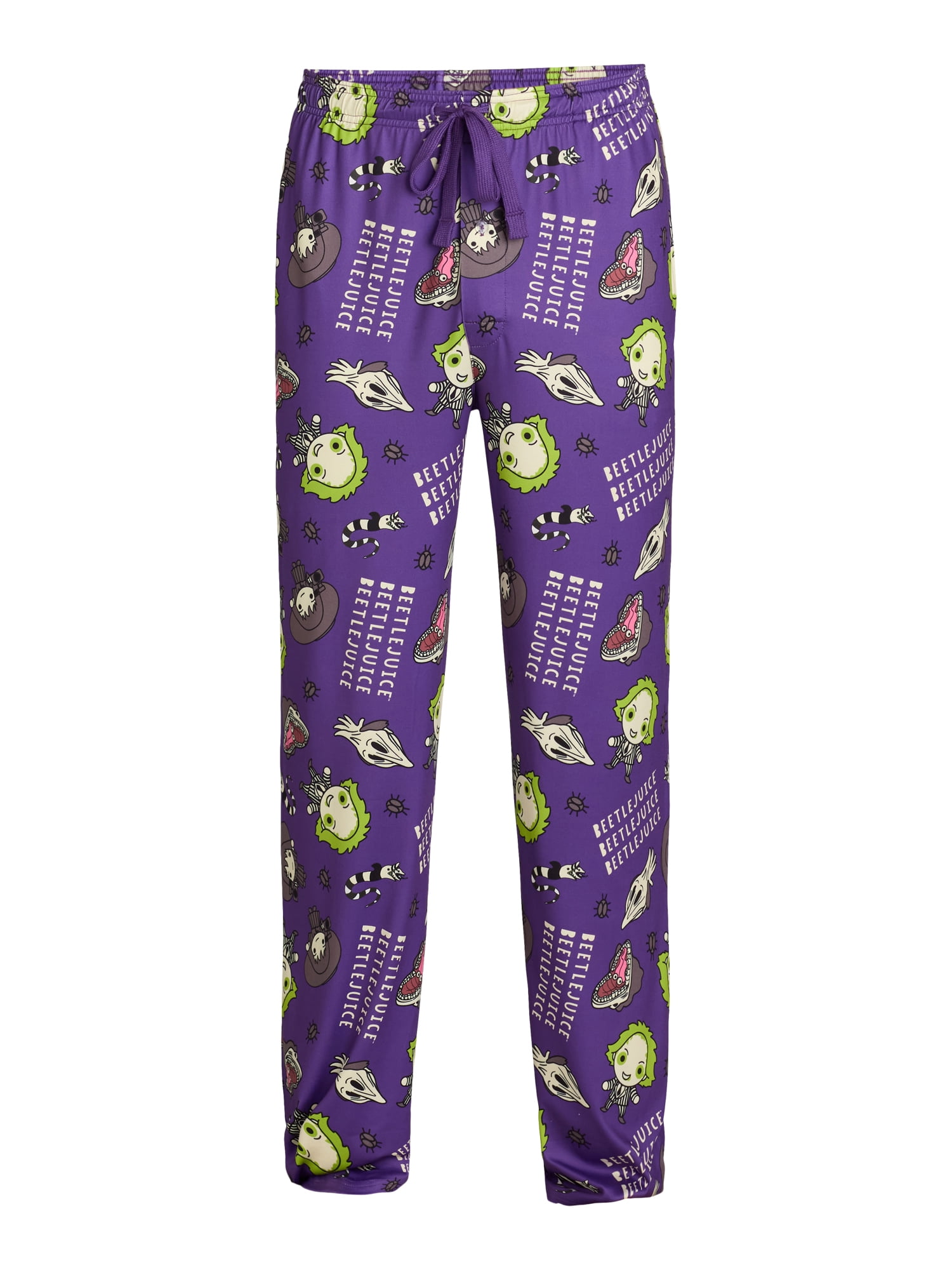 Beetlejuice Men's and Big Men’s Print Pajama Pants, Sizes S-2XL
