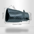 thumbnail image 2 of HUGFEGWE Gomme de Queue Universelle pour Modification de Voiture, Embout d'Échappement de 2,5 Pouces, Tuyau d'Échappement Réglable en Acier Inoxydable Épaissi en Forme de Cœur, Droit en Carbone CA919-123536, 2 of 7