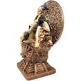 thumbnail image 3 of MORÍN Imágenes | Figura decorativa | Azteca con mujer durmiendo en pirámide con calendario azteca | 28 cm | Resina pintada a mano, 3 of 4