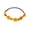 Yellow, variant on 1Pc 9.06" Daisy Flower Crown Headband, Elastic Boho Floral Hair Garland Wreath with 1.57" Flowers for Festival Wedding, Blue