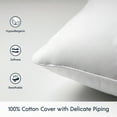 Phantoscope 100 Cotton Stuffer Square Decorative Throw Pillow Insert