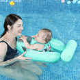 thumbnail image 2 of Non-inflatable baby prone ring tail floating follower seat float sunscreen swimming ring, 2 of 4