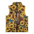 thumbnail image 4 of Pzuqiu Horse Sleeveless Vests 9-10 Toddler Girl Clothes Polyester Comfortable Vest Zip Up Sleeveless for Girl Personalized Warm Soft Outerwear Jacket with Pockets for Daily Life, 4 of 7