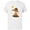 White, variant on Disney Wish Star and Valentino Magical Friends - Short Sleeve Cotton T-Shirt for Adults - Customized-Black