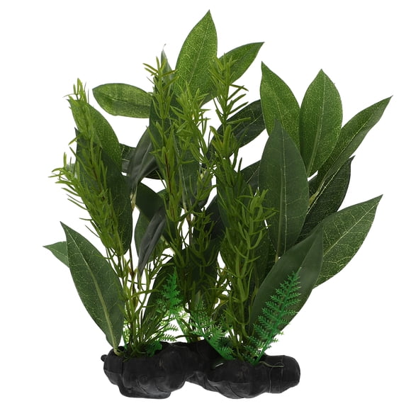 KAKOWELY 1 pieza de planta acuática de plástico de imitación para decoración de pecera.
