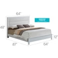 thumbnail image 2 of Glory Furniture Burlington Queen Panel Bed in White, 2 of 2