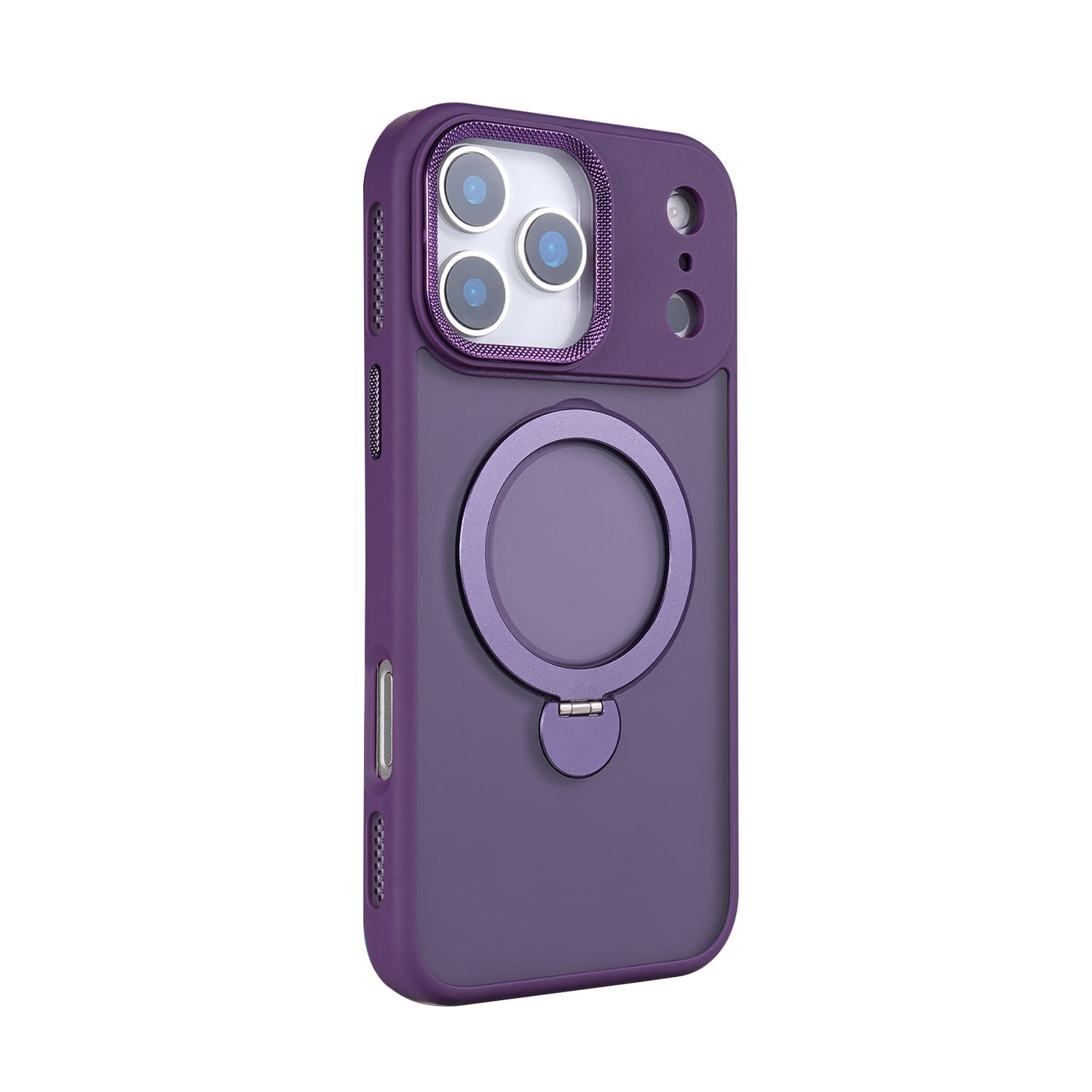 Rotating Stand Case with Magsafe for iPhone 17 Pro - Purple