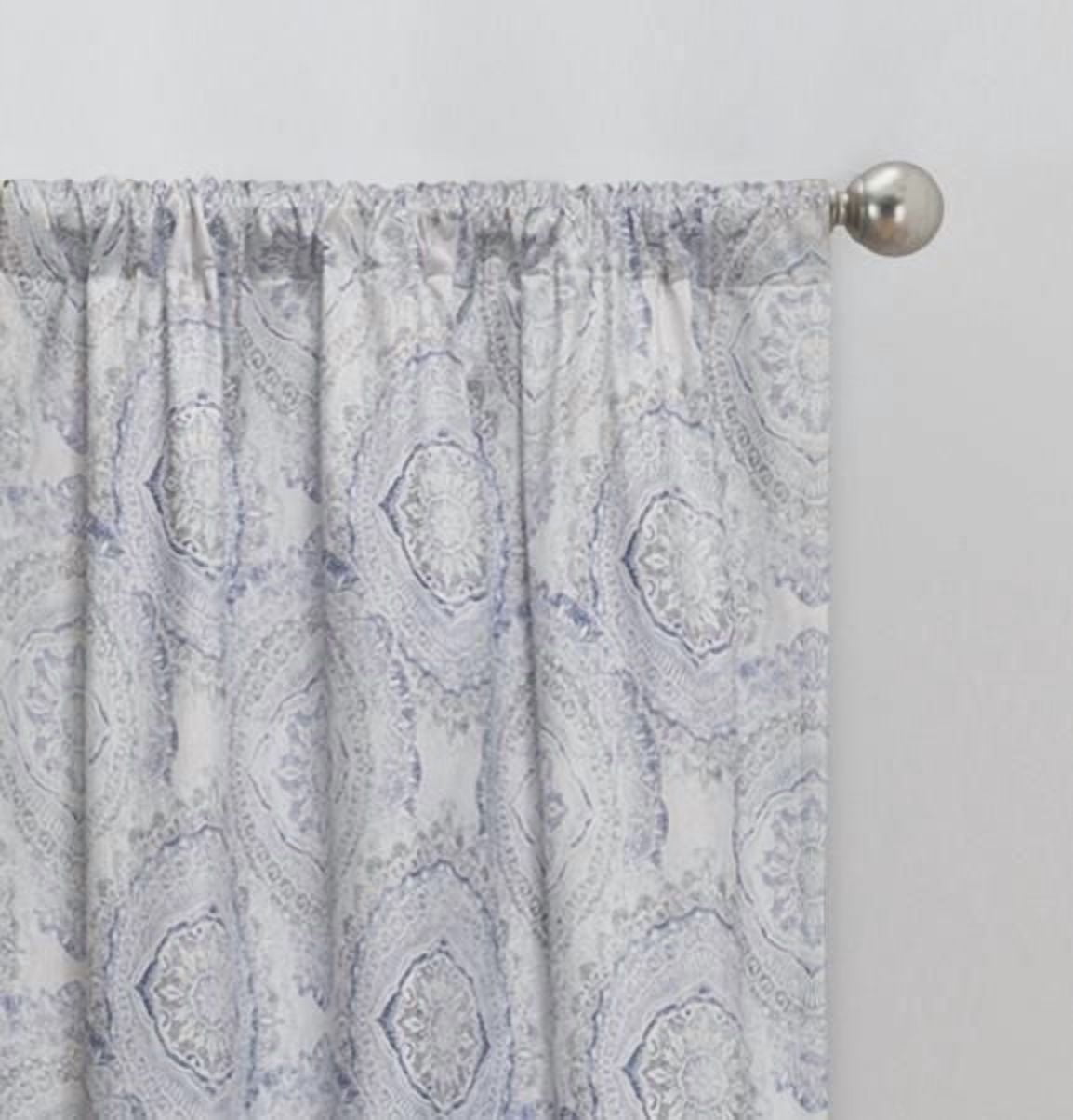 Panneau de rideau fenêtre assombrissant avec passe-tringle 63 po Eclipse Draft Stopper 1 Panneau: 42"x 63