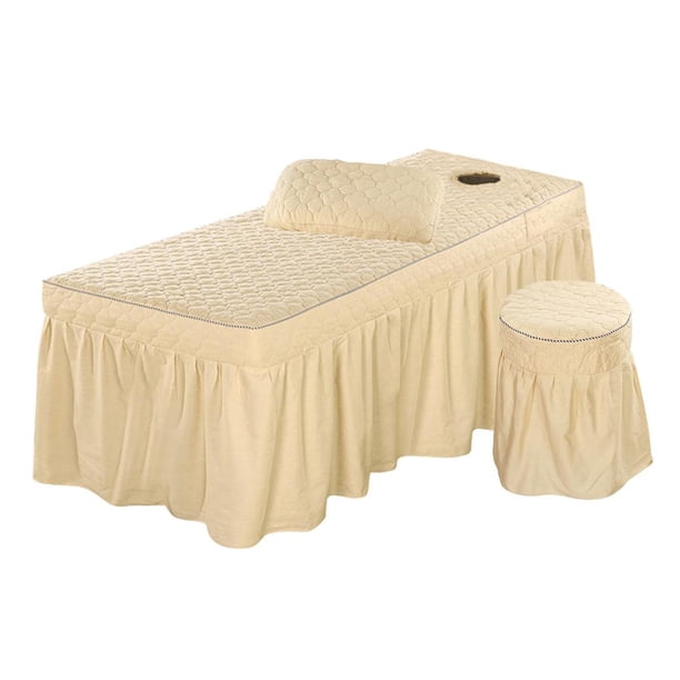 Funda de Almohada BLESIY para Silla Cubierta de Sábana Hoja de cenefa de mesa de masaje