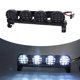 thumbnail image 5 of Barra de lámpara de 4 LED para coche RC Metal brillo blanca para D90 D91 D99S coche de telemando 1:10 1:12 perfecl, 5 of 8