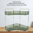 thumbnail image 3 of Bathroom Counter Organizer, Easy Assembly Metal Corner Countertop Shelf Makeup Cosmetic Storage for Bathroom Kitchen, 3 of 7