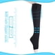 thumbnail image 4 of Medias elásticas de compresión con puntera abierta y cremallera en el medio del cuerpo con liguero y presión venosa, calcetines deportivos de talla grande con cremallera, 4 of 6