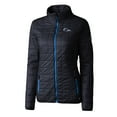 thumbnail image 2 of Women's Cutter & Buck  Navy UTSA Roadrunners Rainier PrimaLoft Eco Insulated Full-Zip Puffer Jacket, 2 of 3
