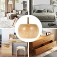 thumbnail image 4 of verlacod Furniture Legs 4pcs Wooden Solid Furniture Feet Round Bun Feet with 4 Screws DIY Furniture Bun Feet Chair Table Feet Replacement Set for Couch Sofa Bed, 4 of 8