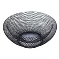 thumbnail image 1 of Cesta decorativa de malla de doble pared Bewildely Soporte de cocina negro 25.5x13x10.5cm, 1 of 6