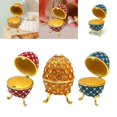 thumbnail image 1 of Egg Trinket Box Decorative Art Crafts with Rhinestones Home Decor 3pcs Fernando none, 1 of 8