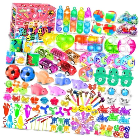 HYKE 150Pcs Toys Pack - Perfect for goodie bags, carnival prizes, and classroom rewards.