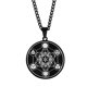 thumbnail image 1 of Stainless Steel Metatron Cube Necklace Flower Of Life Pendant Chakra -ayane, 1 of 5
