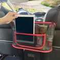 thumbnail image 4 of Bolsa de red de almacenamiento para dos asientos de automóvil, bolsa colgante, bolsa de almacenamiento para automóvil, bolsa de almacenamiento de cuero para automóvil, 4 of 5