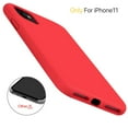 thumbnail image 3 of Dteck iPhone 11 Case, Ultra Slim Fit iPhone Case Liquid Silicone Gel Cover with Full Body Protection Anti-Scratch Shockproof Case Compatible with iPhone 11 6.1 inch, Red, 3 of 6