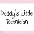 thumbnail image 2 of CafePress - Daddy's Little Technician Infant Bodysuit - Baby Light Bodysuit, Size Newborn - 24 Months, 2 of 4